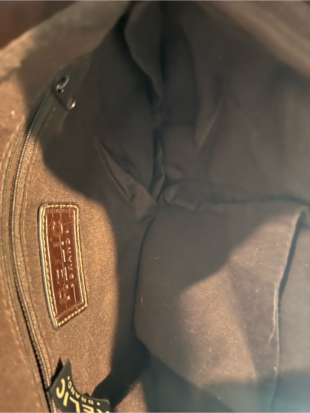 Relic | Bags | Relic Dark Brown Crocembossed Shoulder Bag | Poshmark